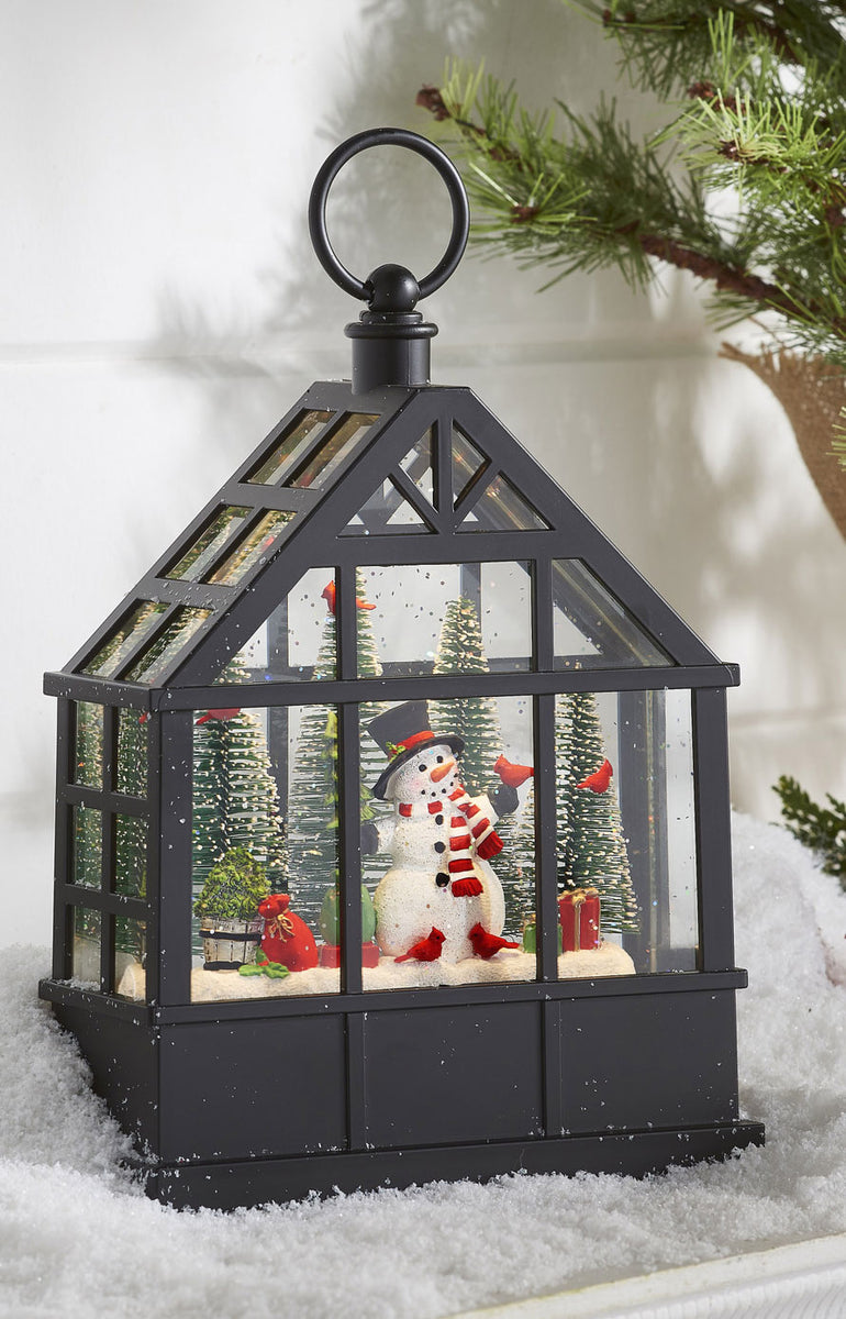 Snowman & Cardinals buy Greenhouse Globe