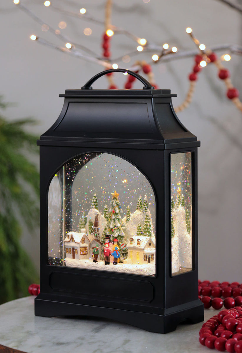 Town Carolers Lighted Musical Water Lantern - 4216925 - USB Cord