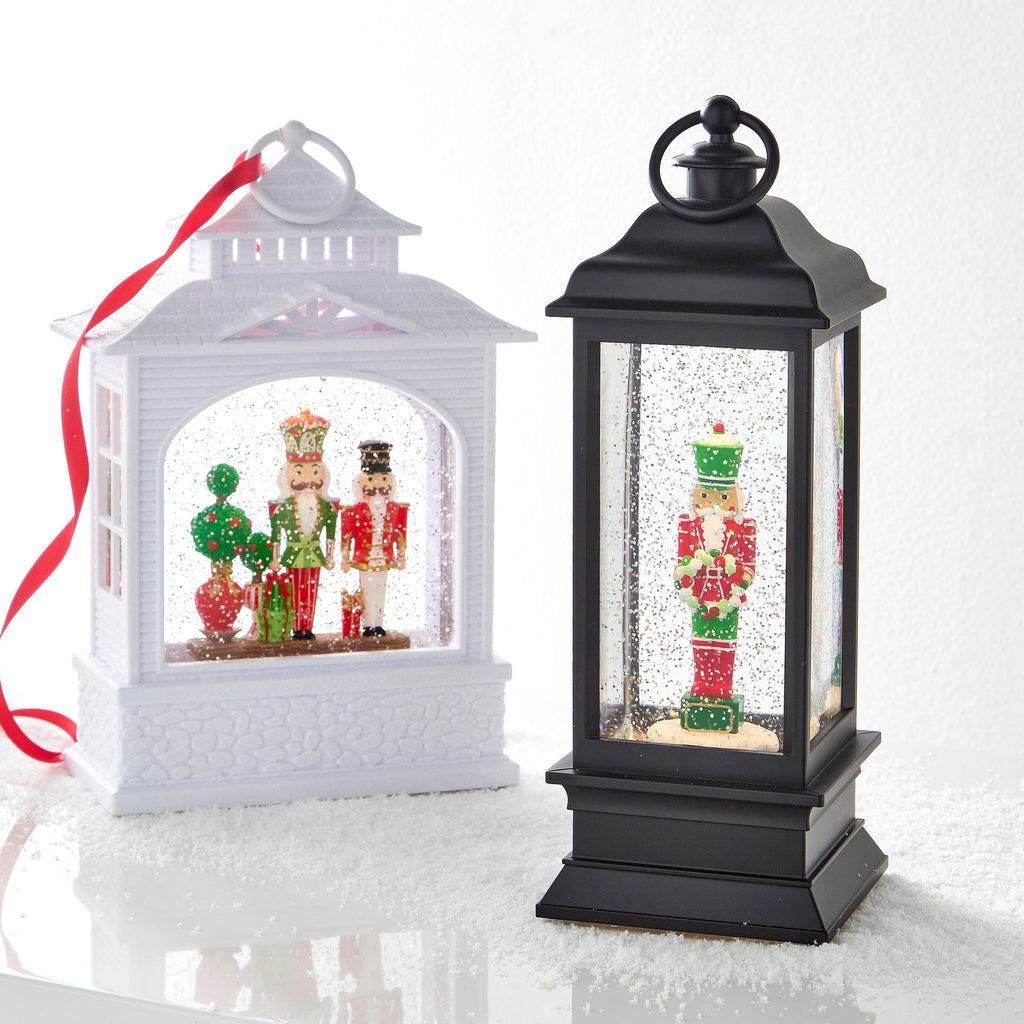Kerst Lantaarn Spinning Glitter Water Sneeuwbol Lantaarns Santa Scene Water Globe Kerst Lantaarn Spinning Glitter Water Sneeuwbol Lantaarns Santa Scene Water Globe