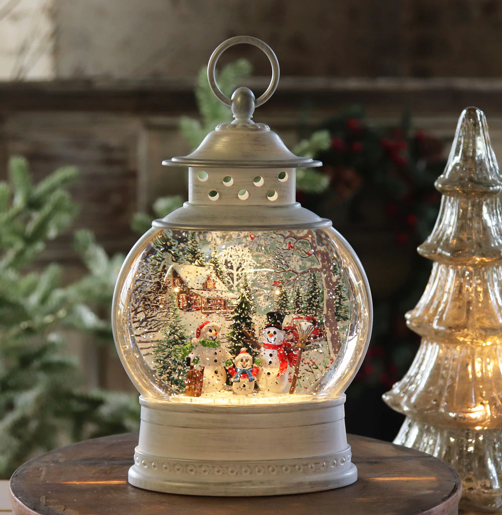 Lighted Water Lanterns | Christmas Snow Globes